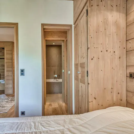 3 Pieces Avec Cheminee Et Wifi A Megeve, Pres Des Pistes - Fr-1-453-293 דירה *